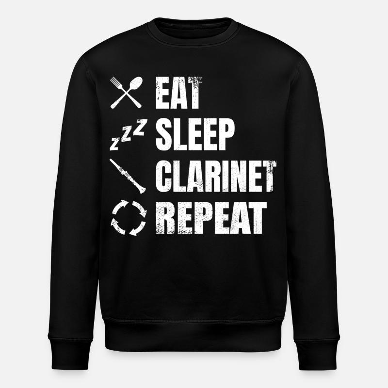 Routine clarinette - Sweat bio ROLLER Stanley/Stella Unisexe - noir