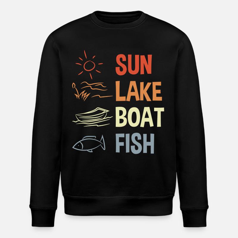 Fischer Spruch - Stanley/Stella ROLLER Unisex Organic Sweatshirt - black