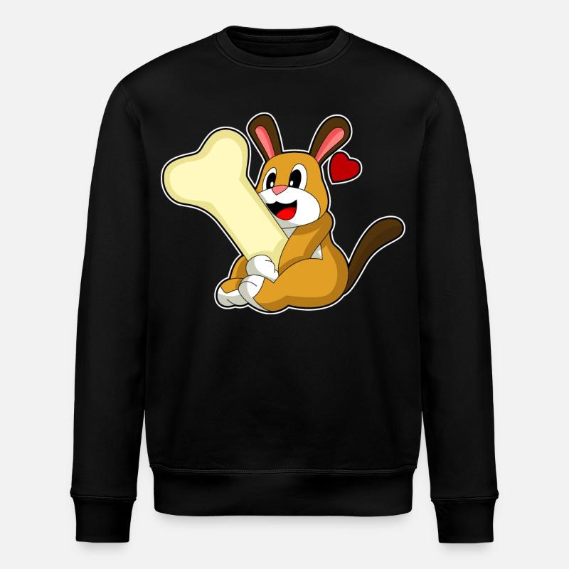 Os de chien - Sweat bio ROLLER Stanley/Stella Unisexe - noir