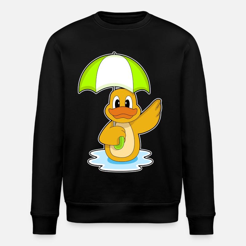 Parapluie de canard - Sweat bio ROLLER Stanley/Stella Unisexe - noir