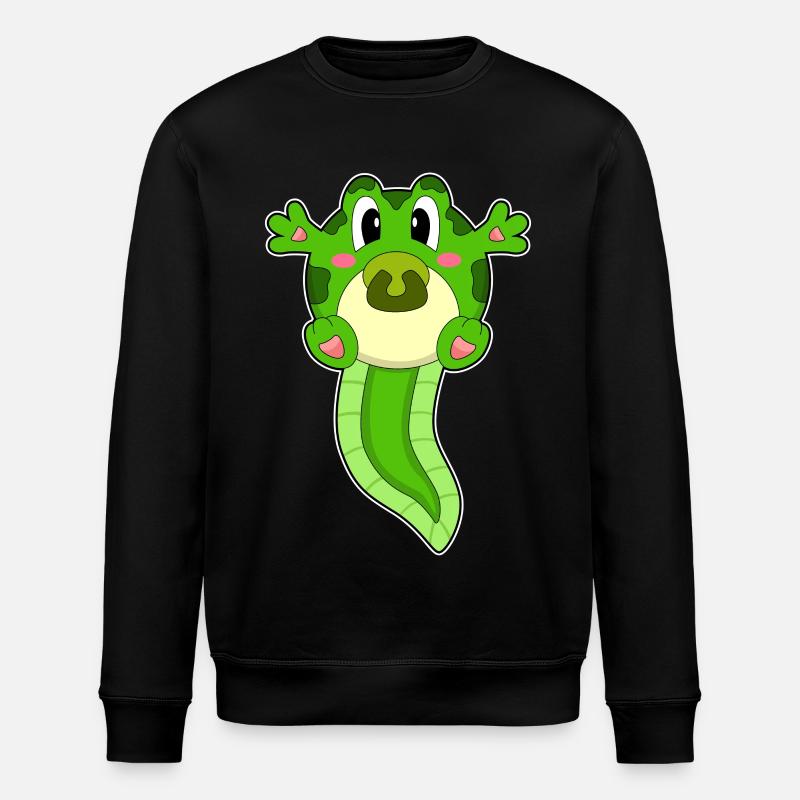 Frosch Baby Schnuller - Stanley/Stella Unisex Bio-Sweatshirt ROLLER - Schwarz