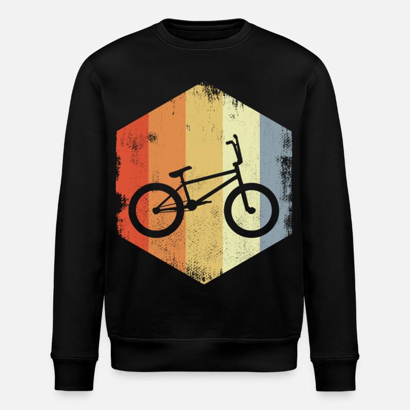 BMX rétro - Sweat bio ROLLER Stanley/Stella Unisexe - noir
