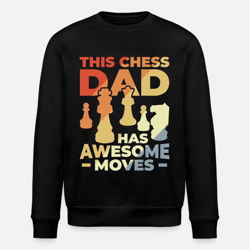Chess Daddy - Stanley/Stella ROLLER Unisex Organic Sweatshirt - black