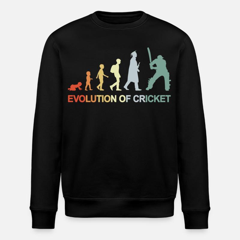 Évolution du cricket - Sweat bio ROLLER Stanley/Stella Unisexe - noir