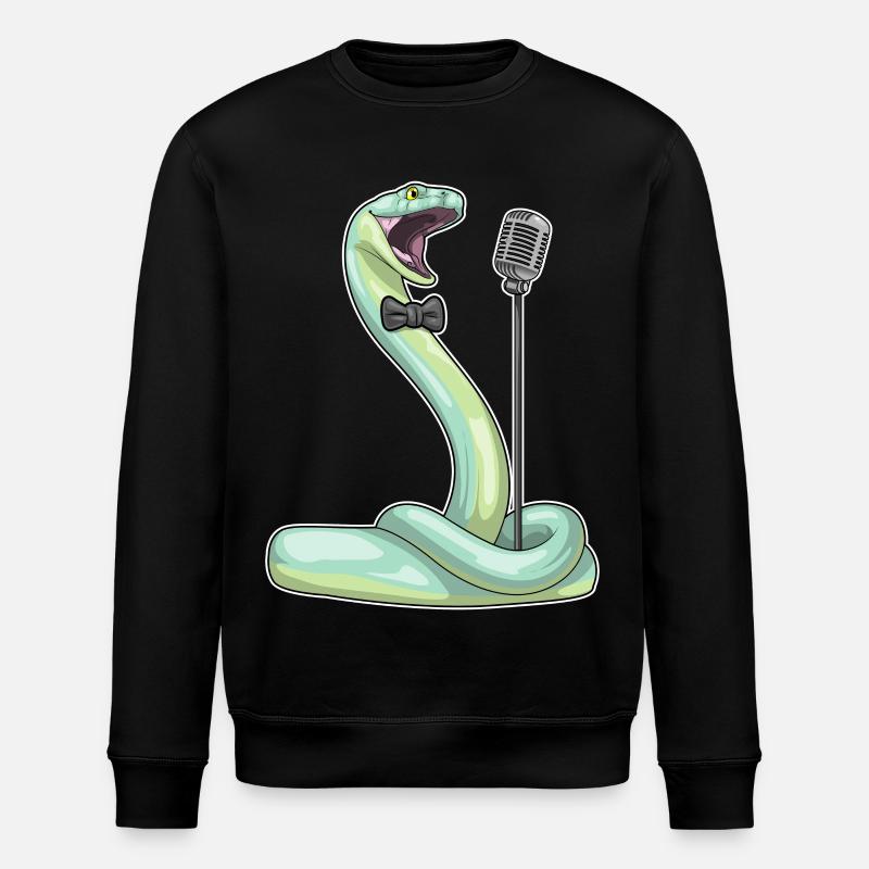 Snake Singer Microphone Musique - Sweat bio ROLLER Stanley/Stella Unisexe - noir