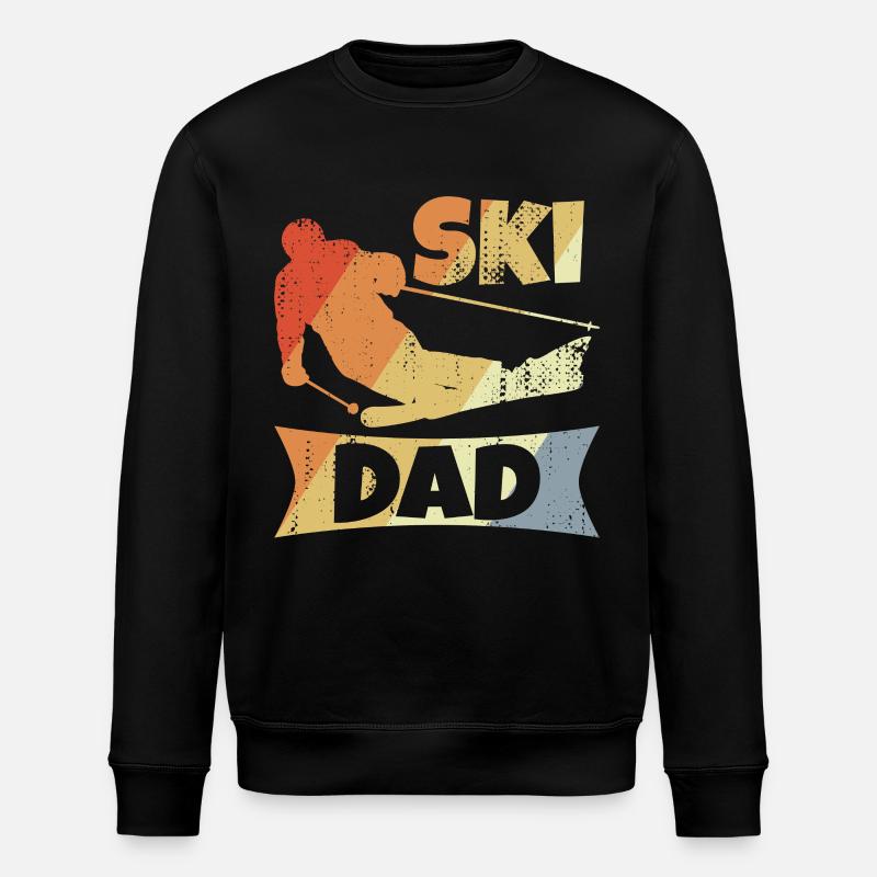 Ski Papa - Stanley/Stella Unisex Bio-Sweatshirt ROLLER - Schwarz