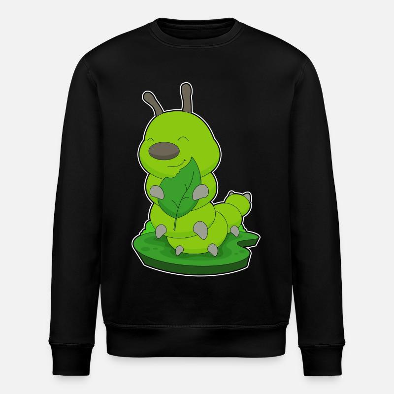 Feuille de chenille - Sweat bio ROLLER Stanley/Stella Unisexe - noir