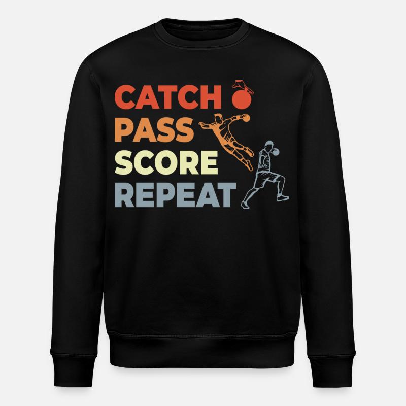 Handball Techniken - Stanley/Stella Unisex Bio-Sweatshirt ROLLER - Schwarz