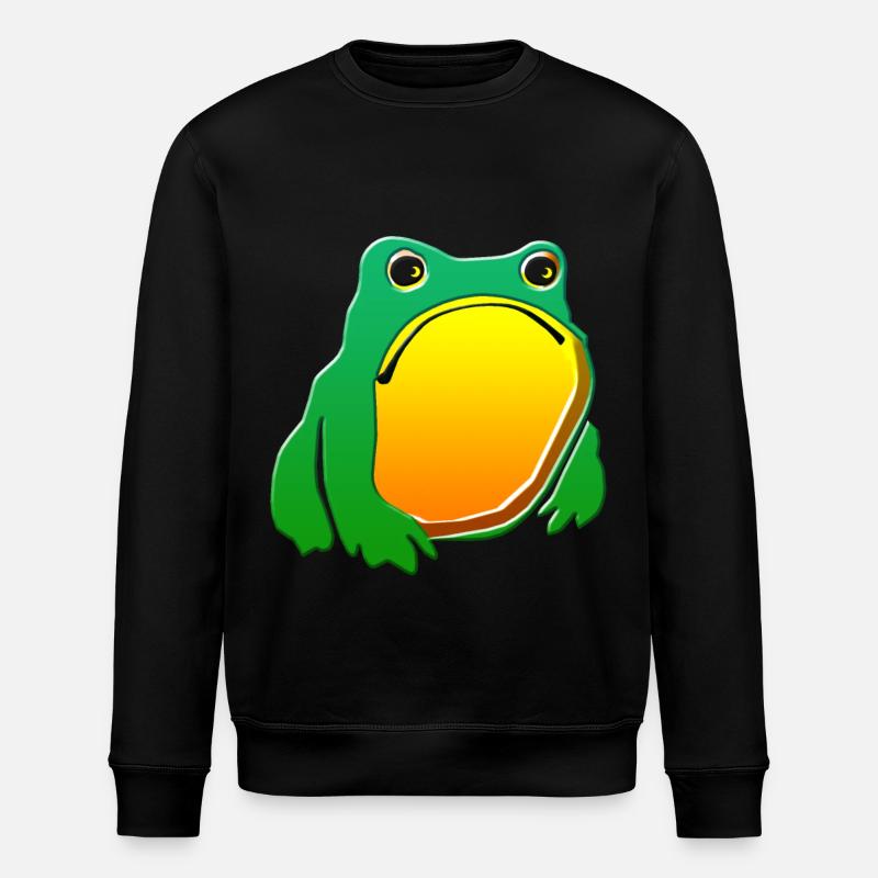Frosch - Stanley/Stella Unisex Bio-Sweatshirt ROLLER - Schwarz