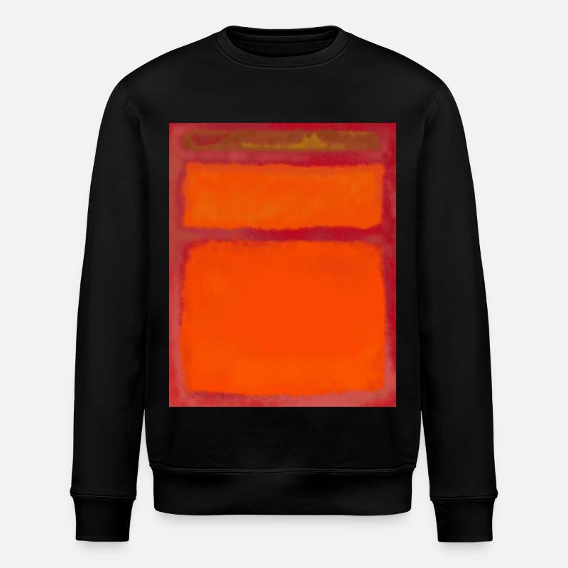 Rothko-Kunststil in digitalen Farben - Stanley/Stella Unisex Bio-Sweatshirt ROLLER - Schwarz