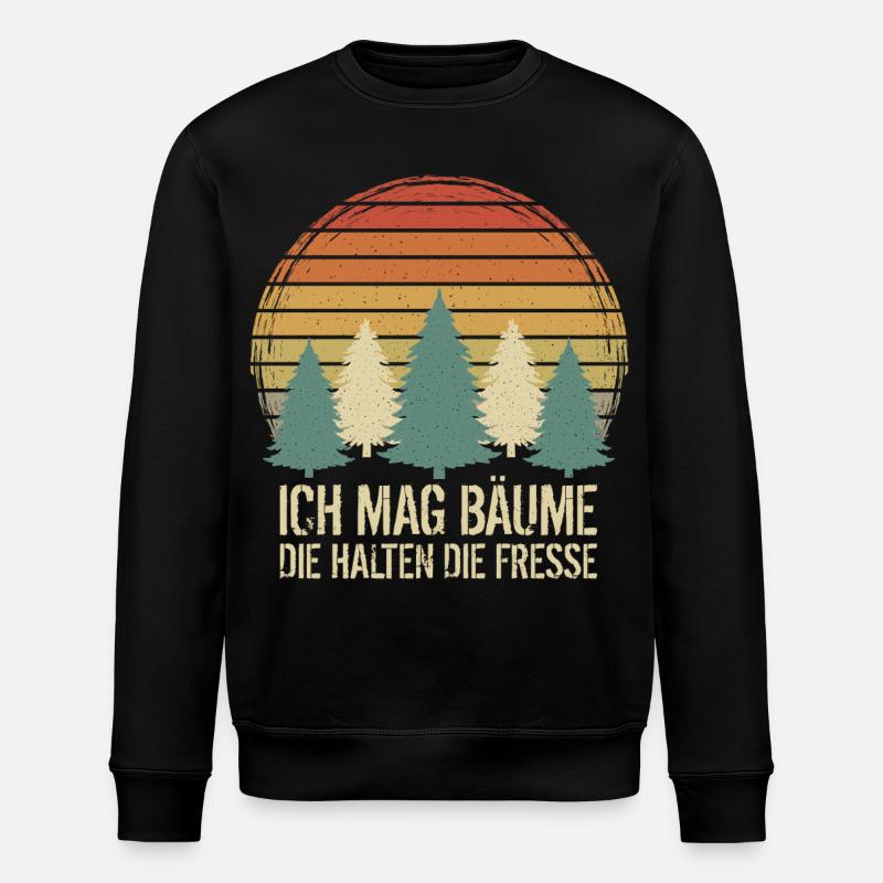 Wandern - Stanley/Stella Unisex Bio-Sweatshirt ROLLER - Schwarz