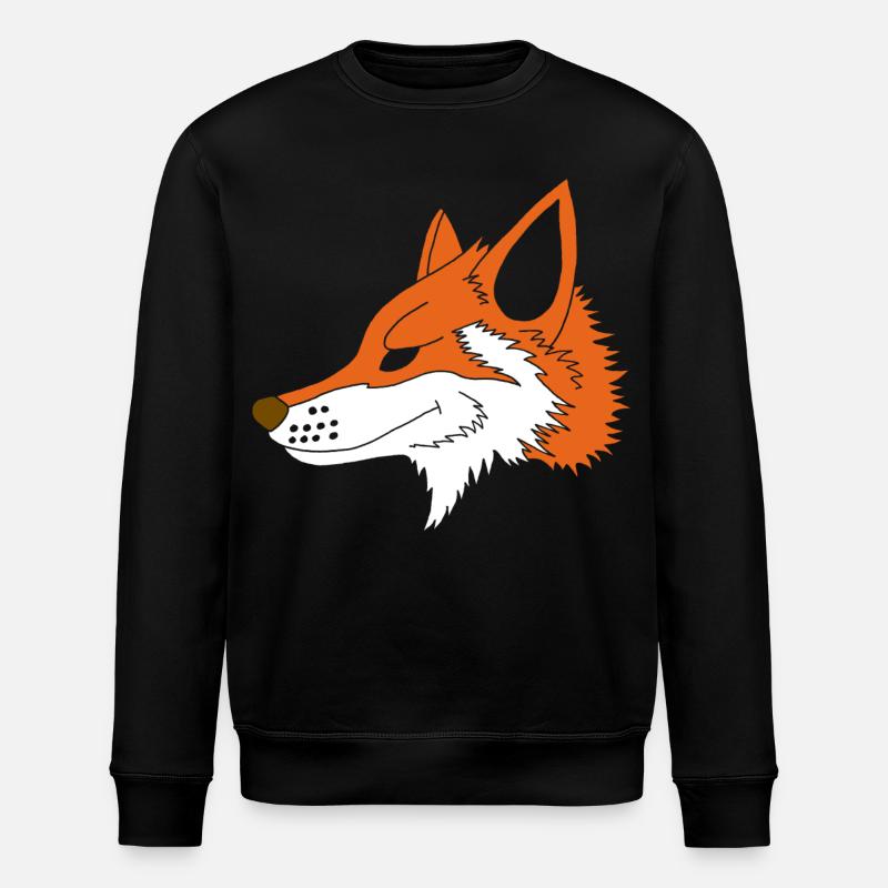 Cunning as a fox - Stanley/Stella ROLLER Unisex Organic Sweatshirt - black