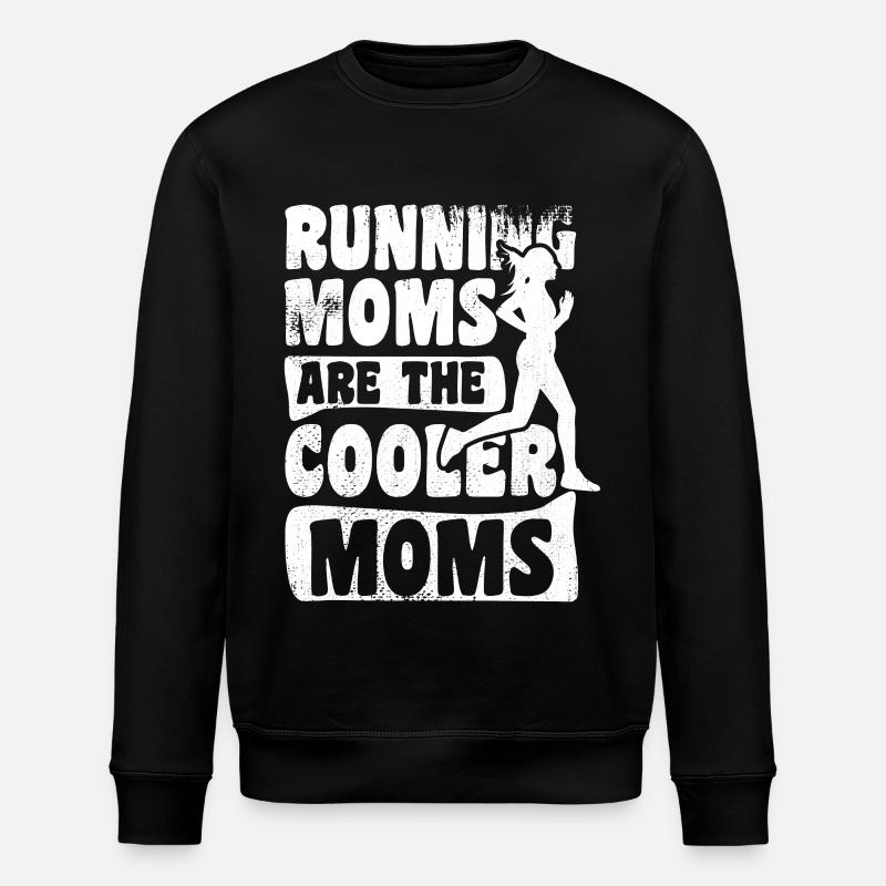 Läufer Mama - Stanley/Stella Unisex Bio-Sweatshirt ROLLER - Schwarz