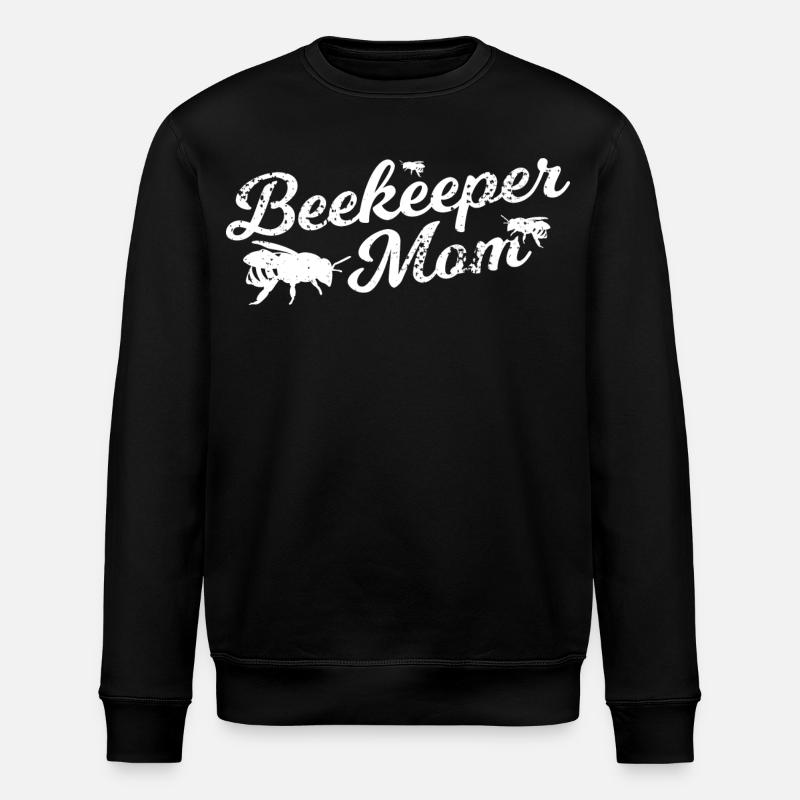 Beekeeper Mom - Stanley/Stella ROLLER Unisex Organic Sweatshirt - black