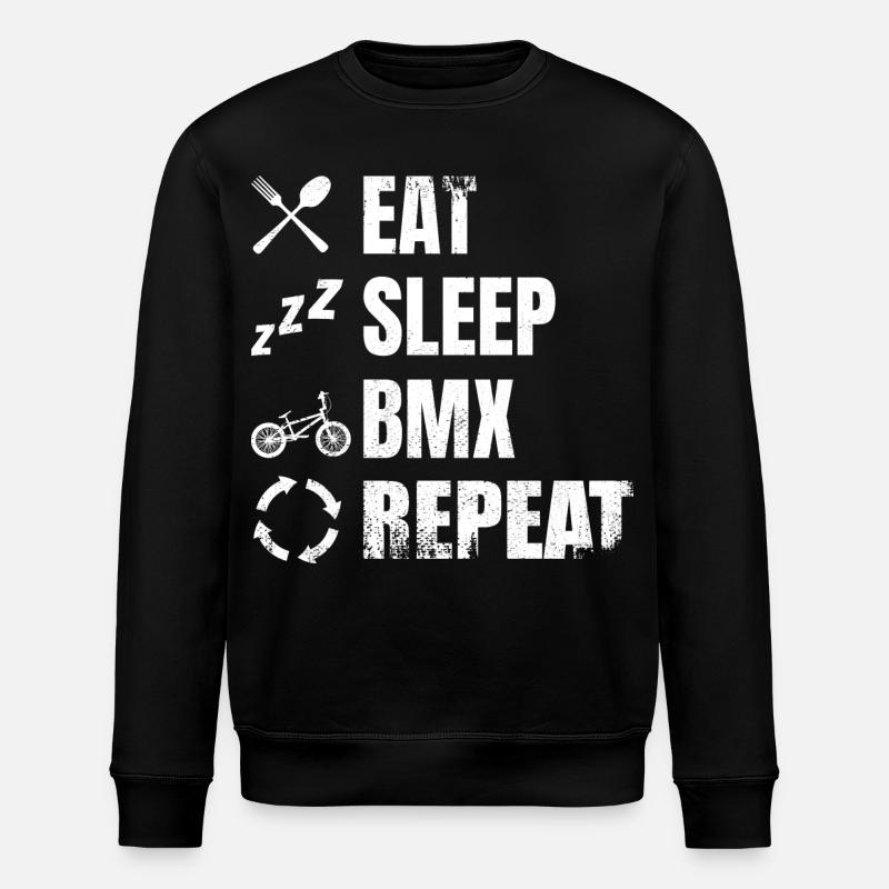 BMX Zeitplan - Stanley/Stella Unisex Bio-Sweatshirt ROLLER - Schwarz