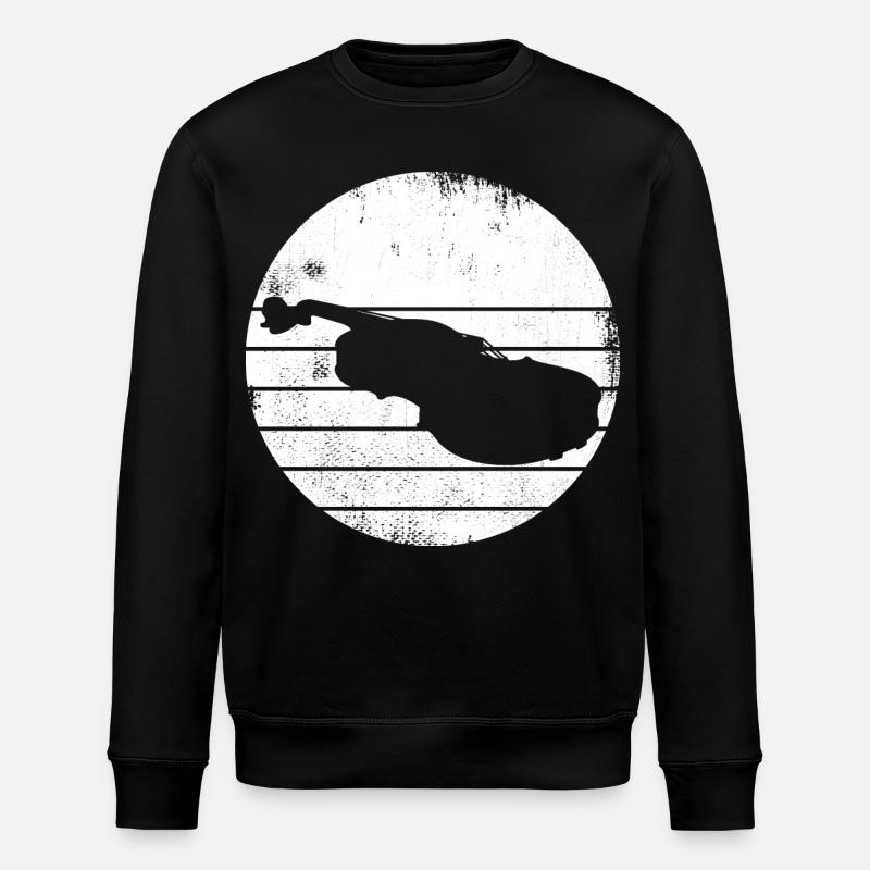 Croquis de violon - Sweat bio ROLLER Stanley/Stella Unisexe - noir