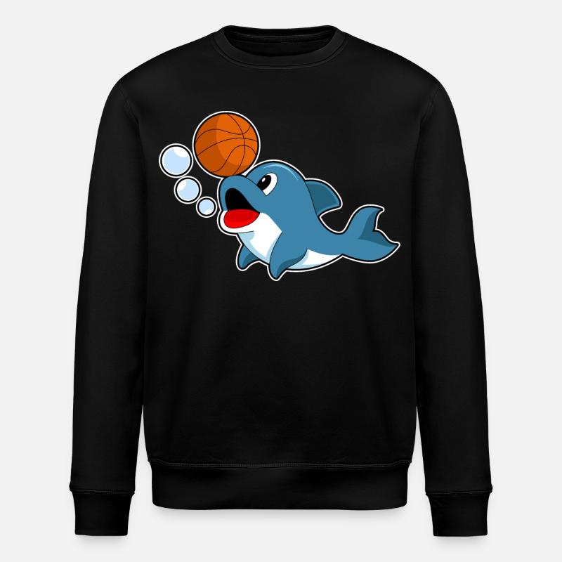 Dolphin Basketteur Basketteur - Sweat bio ROLLER Stanley/Stella Unisexe - noir