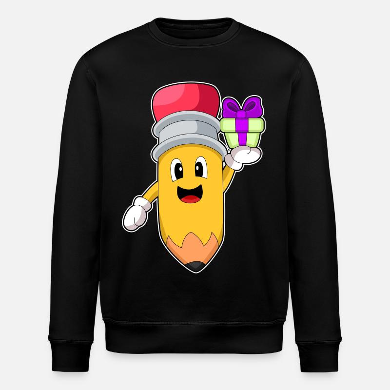 Bleistift Weihnachten Paket - Stanley/Stella Unisex Bio-Sweatshirt ROLLER - Schwarz