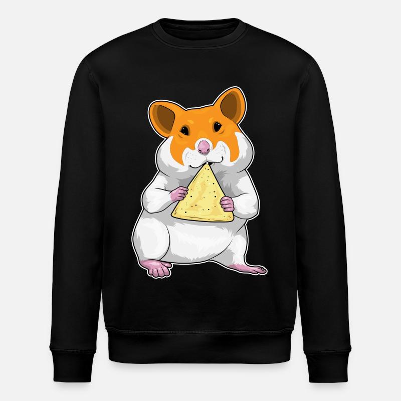Croustilles de hamster - Sweat bio ROLLER Stanley/Stella Unisexe - noir
