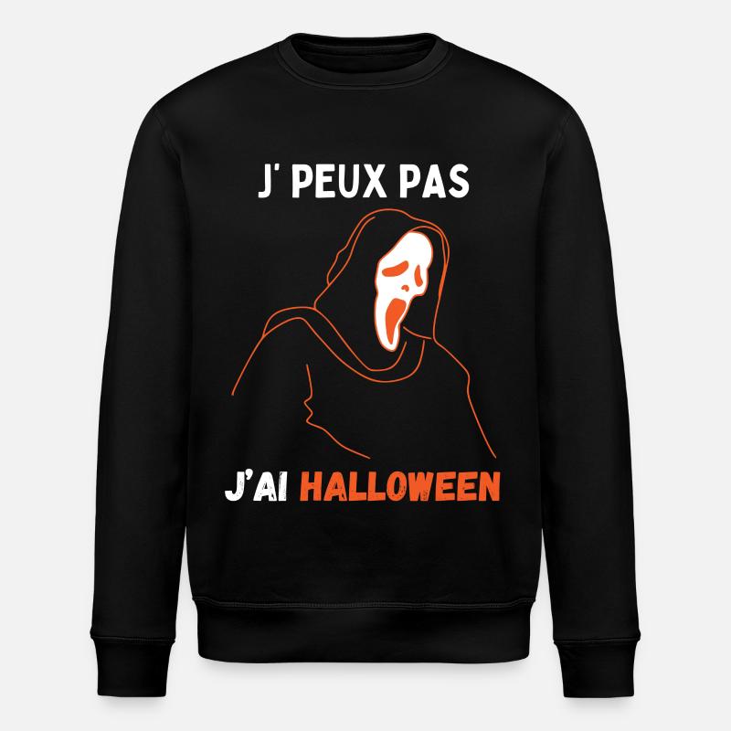 J' peux pas j'ai Halloween - Sweat bio ROLLER Stanley/Stella Unisexe - noir