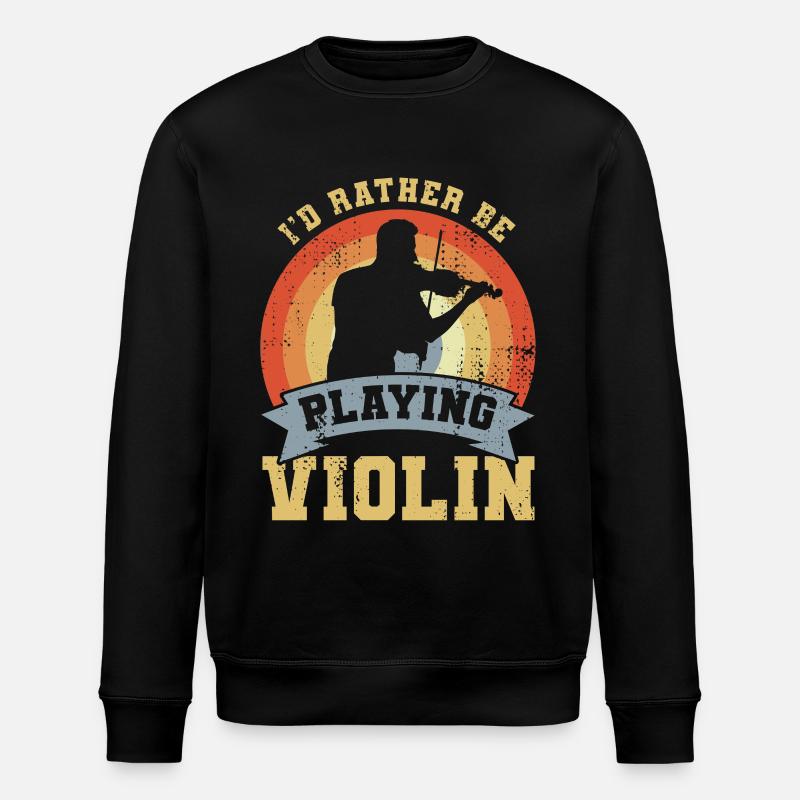 Geiger Witz - Stanley/Stella Unisex Bio-Sweatshirt ROLLER - Schwarz