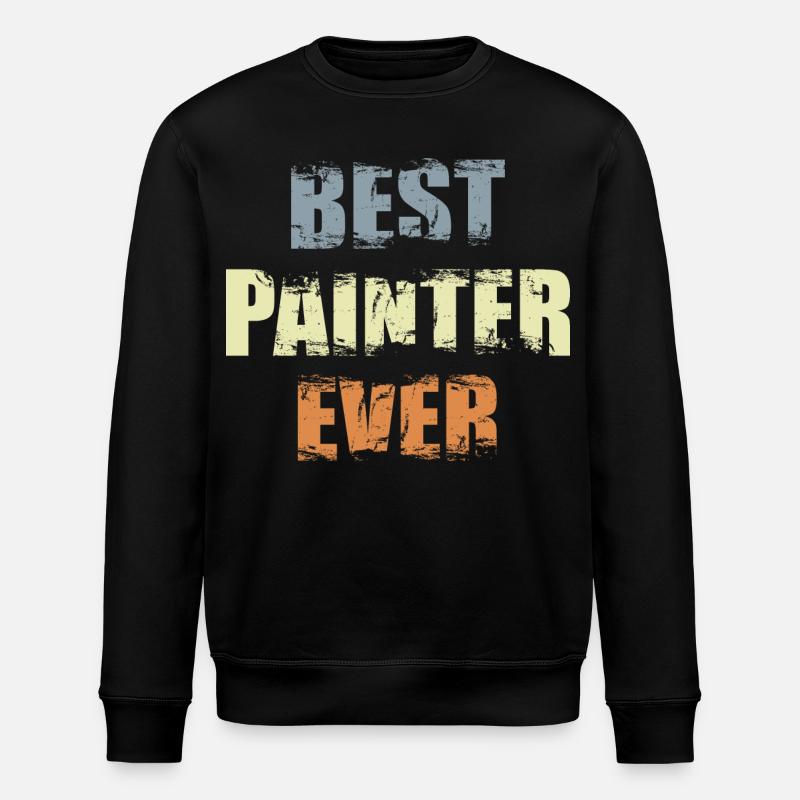 Bester Maler Lackierer - Stanley/Stella Unisex Bio-Sweatshirt ROLLER - Schwarz