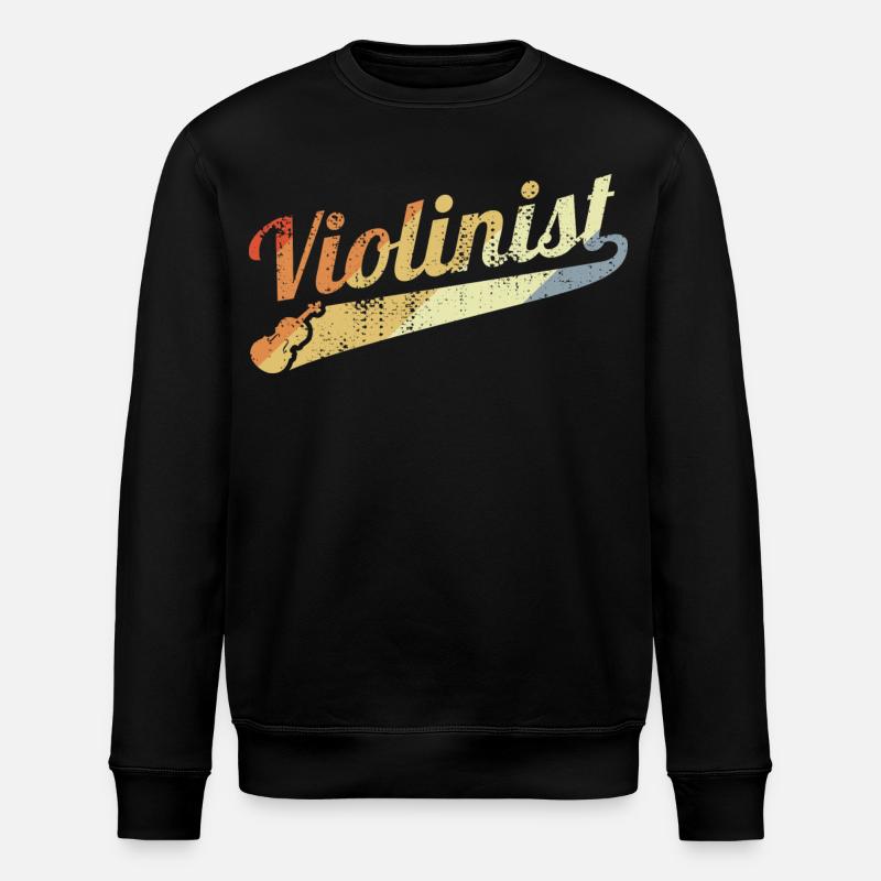 Joueur de violon rétro - Sweat bio ROLLER Stanley/Stella Unisexe - noir
