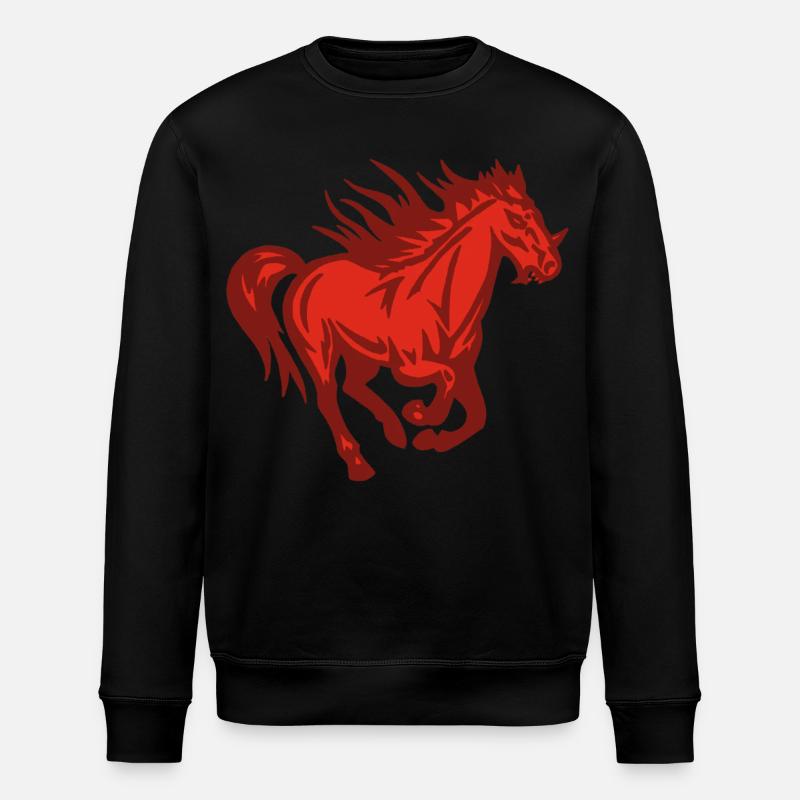 Cheval démoniaque - Sweat bio ROLLER Stanley/Stella Unisexe - noir