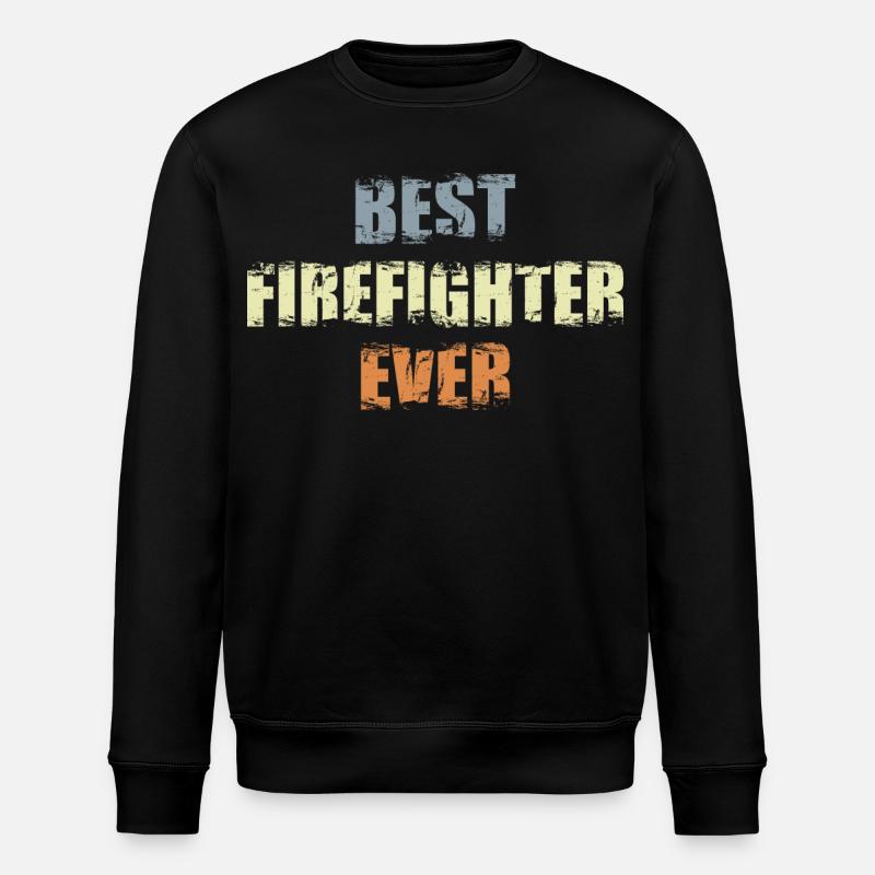 Meilleur pompier - Sweat bio ROLLER Stanley/Stella Unisexe - noir