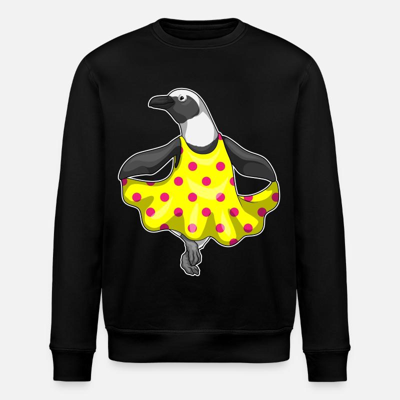 Robe Pingouin à Pois - Sweat bio ROLLER Stanley/Stella Unisexe - noir
