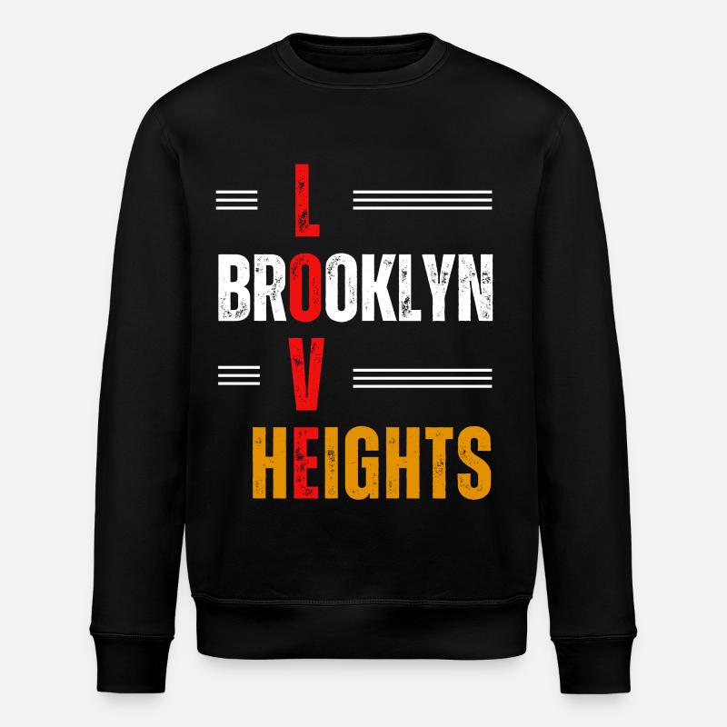 Liebe Brooklyn Heights - Stanley/Stella Unisex Bio-Sweatshirt ROLLER - Schwarz