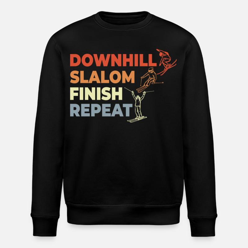 Ski - Sweat bio ROLLER Stanley/Stella Unisexe - noir