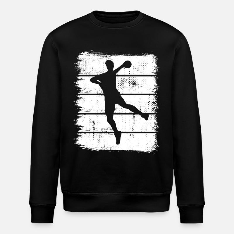 Handballer Junge - Stanley/Stella Unisex Bio-Sweatshirt ROLLER - Schwarz