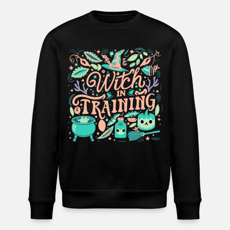 Sorcière en formation - Sweat bio ROLLER Stanley/Stella Unisexe - noir