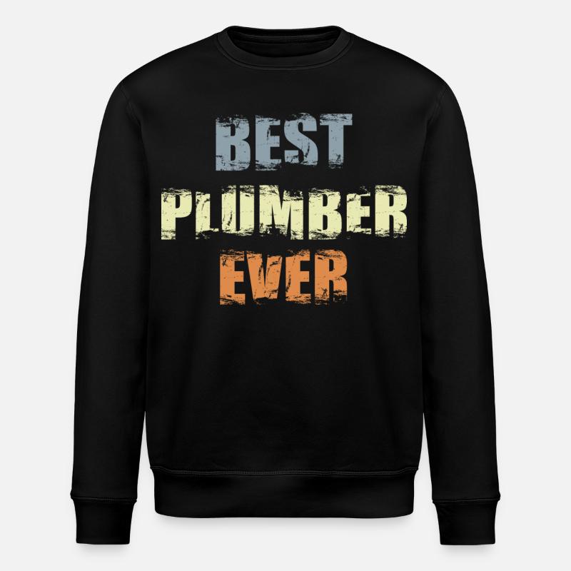 Bester Klempner - Stanley/Stella Unisex Bio-Sweatshirt ROLLER - Schwarz