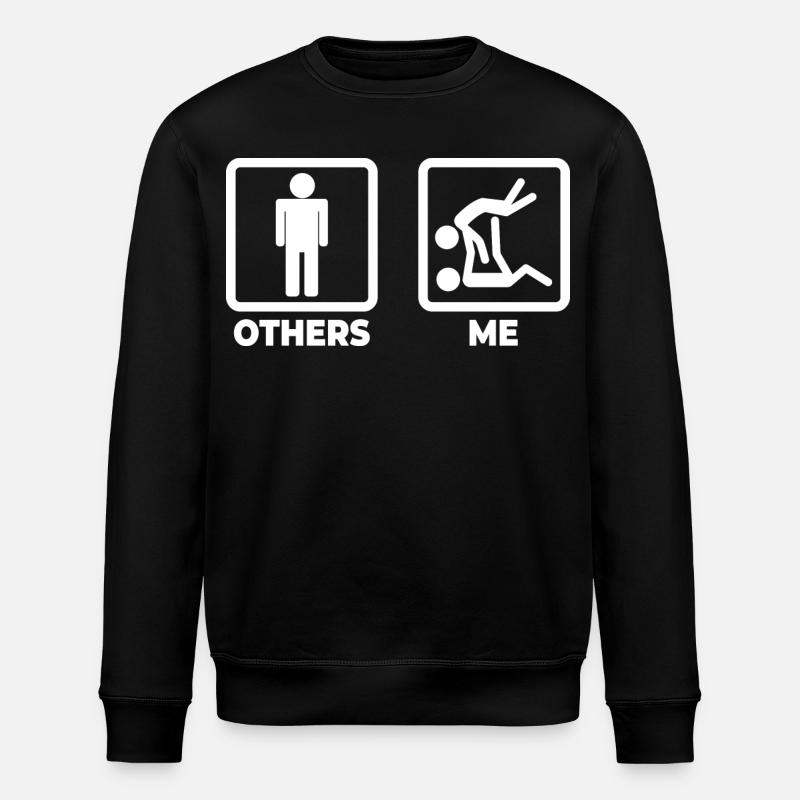 Lustiger Judoka - Stanley/Stella Unisex Bio-Sweatshirt ROLLER - Schwarz