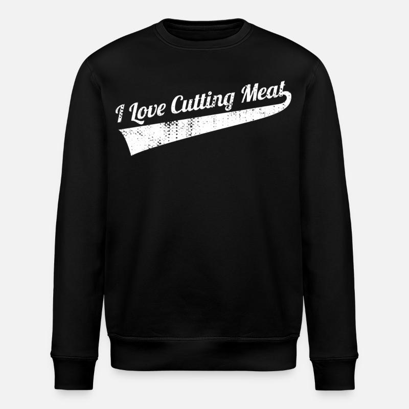Fleisch schneiden - Stanley/Stella Unisex Bio-Sweatshirt ROLLER - Schwarz