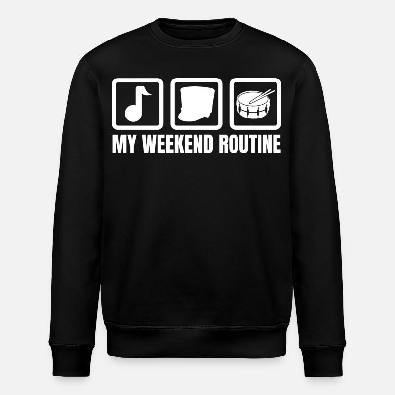 Drummer's Weekend - Stanley/Stella ROLLER Unisex Organic Sweatshirt - black