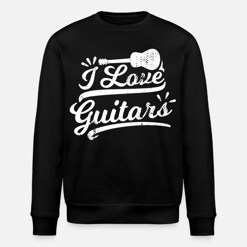 J’aime les guitares - Sweat bio ROLLER Stanley/Stella Unisexe - noir