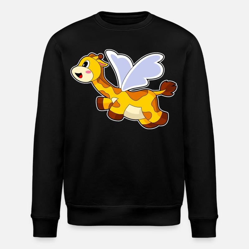 Ailes de girafe - Sweat bio ROLLER Stanley/Stella Unisexe - noir