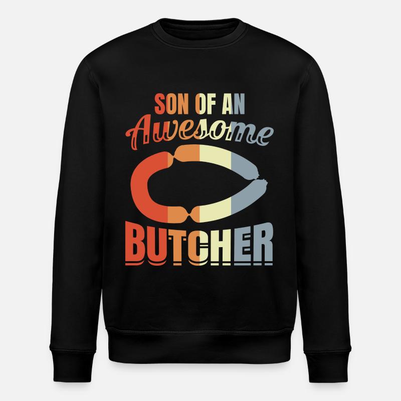 Metzger Sohn - Stanley/Stella Unisex Bio-Sweatshirt ROLLER - Schwarz