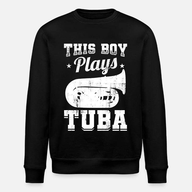 Tuba Junge - Stanley/Stella Unisex Bio-Sweatshirt ROLLER - Schwarz