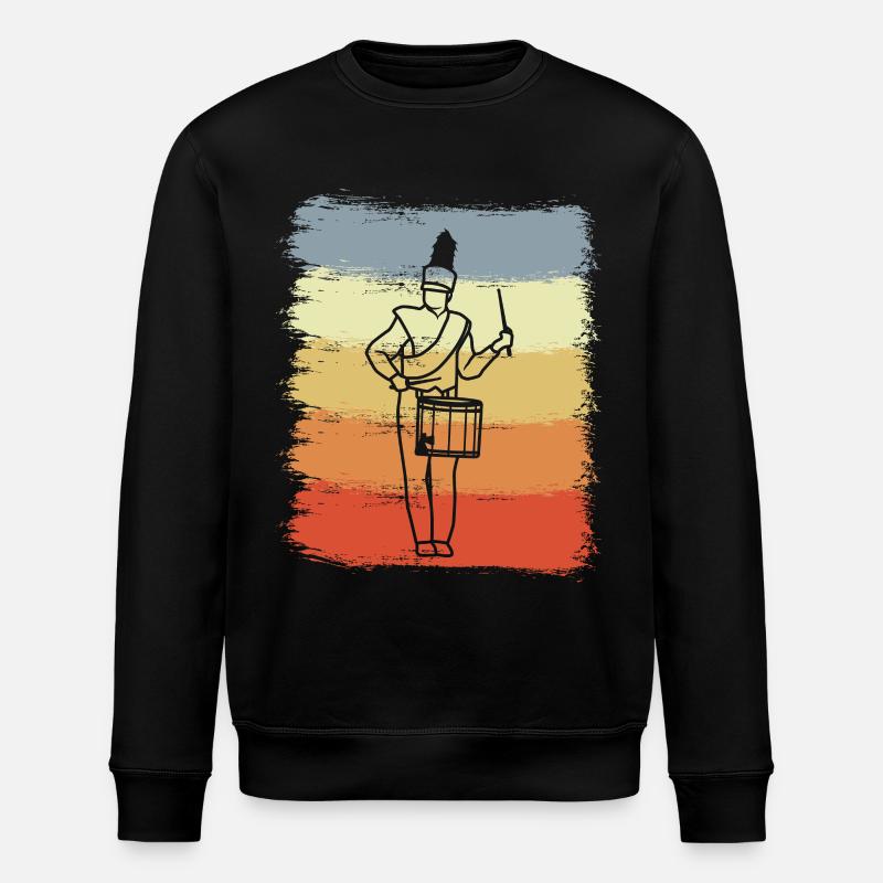 marching band - Stanley/Stella ROLLER Unisex Organic Sweatshirt - black