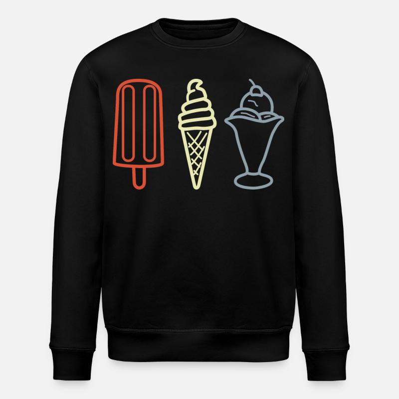 Coupes glacées - Sweat bio ROLLER Stanley/Stella Unisexe - noir