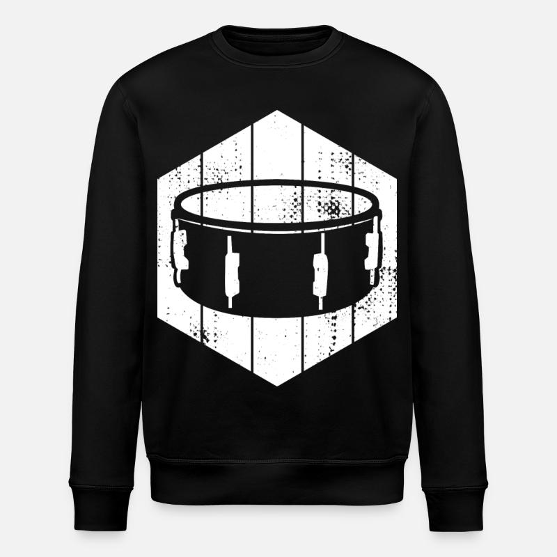 Side drum - Stanley/Stella ROLLER Unisex Organic Sweatshirt - black