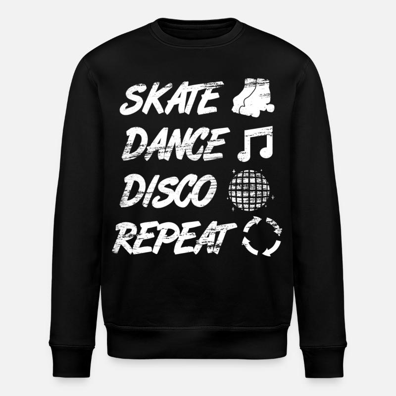 Roller Skating Disco - Stanley/Stella ROLLER Unisex Organic Sweatshirt - black