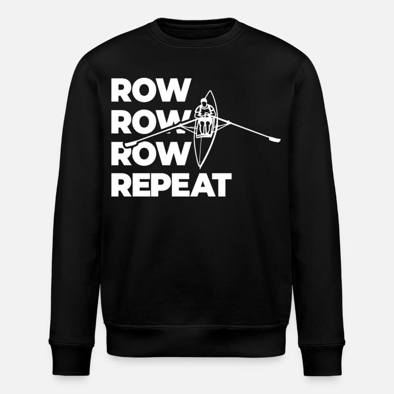 Aviron Aviron Aviron Répétition de l’aviron - Sweat bio ROLLER Stanley/Stella Unisexe - noir