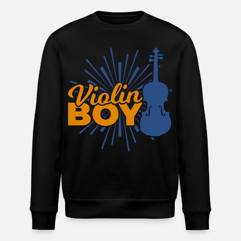 Violons Garçon - Sweat bio ROLLER Stanley/Stella Unisexe - noir