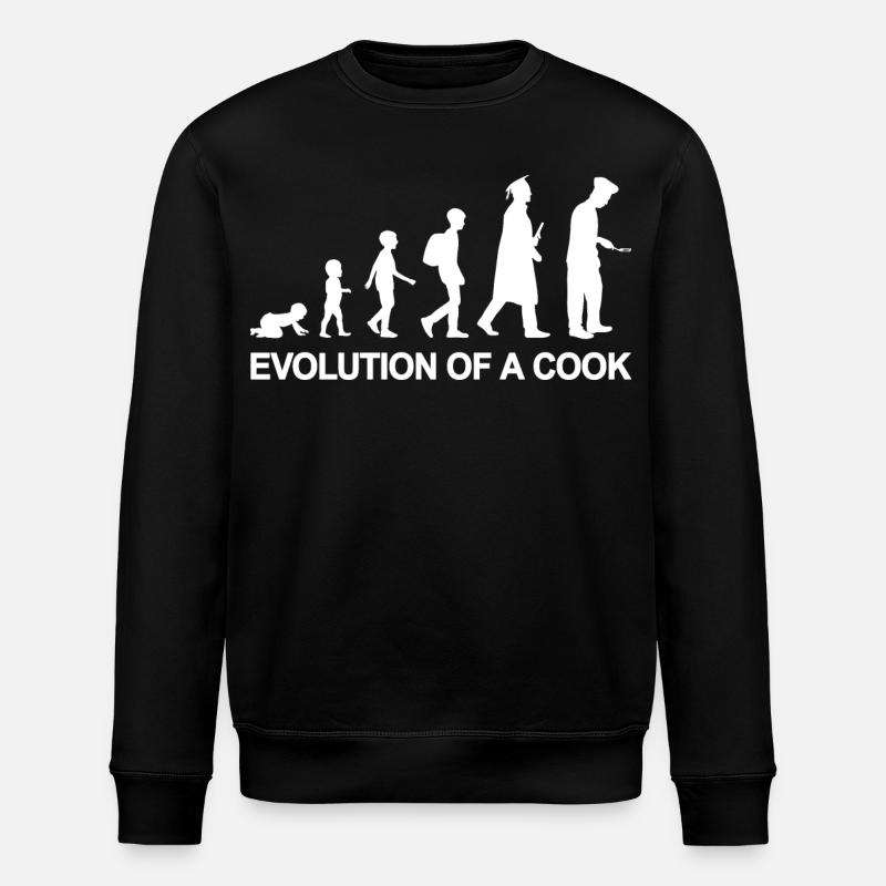 Entwicklung eines Kochs - Stanley/Stella Unisex Bio-Sweatshirt ROLLER - Schwarz