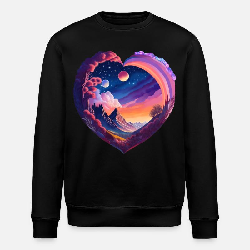 Sommernachtstraum - Stanley/Stella Unisex Bio-Sweatshirt ROLLER - Schwarz